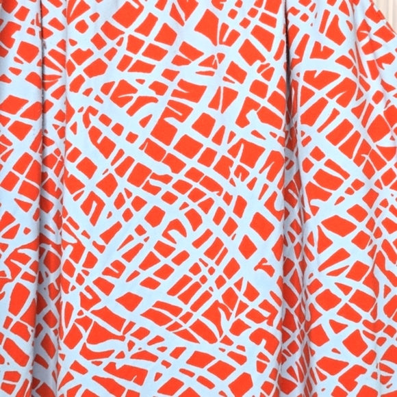 J McLaughlin Womens Geo Print Catalina Cloth Halter Swing Dress Medium - Picture 8 of 8